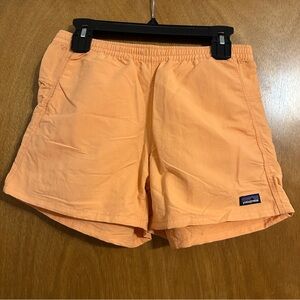 Patagonia Womens Baggies Shorts Peach Orange Size Small
